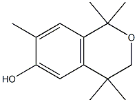 1H-2-Benzopyran-6-ol,3,4-dihydro-1,1,4,4,7-pentamethyl-(9CI) Struktur