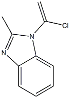 1H-Benzimidazole,1-(1-chloroethenyl)-2-methyl-(9CI) Struktur