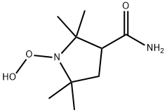 3-Pyrrolidinecarboxamide,1-hydroperoxy-2,2,5,5-tetramethyl-(9CI) Struktur