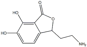 1(3H)-Isobenzofuranone,3-(2-aminoethyl)-6,7-dihydroxy-(9CI) Struktur