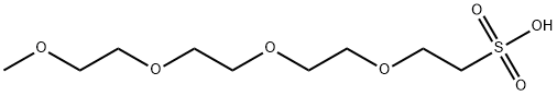 m-PEG4-sulfonic acid Struktur