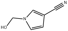 1H-Pyrrole-3-carbonitrile,1-(hydroxymethyl)-(9CI) Struktur