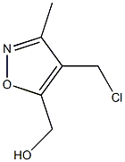 5-Isoxazolemethanol,4-(chloromethyl)-3-methyl-(9CI) Struktur