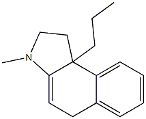 1H-Benz[e]indole,2,3,5,9b-tetrahydro-3-methyl-9b-propyl-(9CI) Struktur