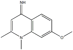 4(1H)-Quinolinimine,7-methoxy-1,2-dimethyl-(9CI) Struktur