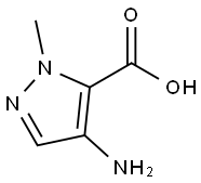 1H-Pyrazole-5-carboxylicacid,4-amino-1-methyl-(9CI) Struktur