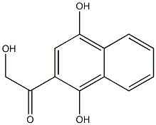 2-Acetonaphthone, 1,2,4-trihydroxy- (5CI) Struktur