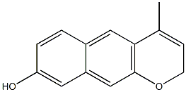 2H-Naphtho[2,3-b]pyran-8-ol,4-methyl-(9CI) Struktur