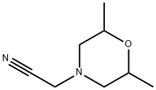 4-Morpholineacetonitrile,2,6-dimethyl-(9CI) Struktur