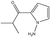 1-Propanone,1-(1-amino-1H-pyrrol-2-yl)-2-methyl-(9CI) Struktur