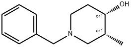 4-Piperidinol,3-methyl-1-(phenylmethyl)-,(3R,4S)-rel-(9CI) Struktur