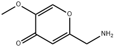 4H-Pyran-4-one,2-(aminomethyl)-5-methoxy-(9CI) Struktur