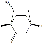 Bicyclo[2.2.2]octanone, 6-hydroxy-1-methyl-, (1R,4S,6S)-rel- (9CI) Struktur