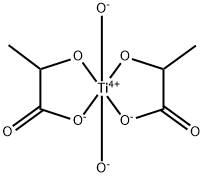 Dihydroxybis(hydrogen Lactato)titanium(IV) (ca. 44% in Isopropyl Alcohol, Water) Struktur