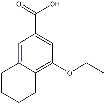 2-Naphthoicacid,4-ethoxy-5,6,7,8-tetrahydro-(5CI) Struktur