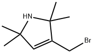 1H-Pyrrole,3-(bromomethyl)-2,5-dihydro-2,2,5,5-tetramethyl-(9CI) Struktur