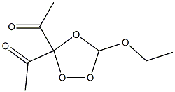 Ethanone, 1,1-(5-ethoxy-1,2,4-trioxolan-3-yl)bis- (9CI) Struktur