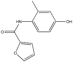 2-Furancarboxamide,N-(4-hydroxy-2-methylphenyl)-(9CI) Struktur