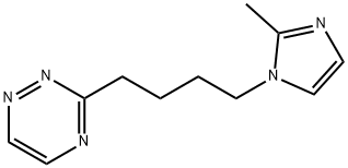 1,2,4-Triazine,3-[4-(2-methyl-1H-imidazol-1-yl)butyl]-(9CI) Struktur