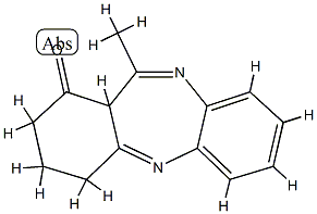 1H-Dibenzo[b,e][1,4]diazepin-1-one,2,3,4,11a-tetrahydro-11-methyl-(9CI) Struktur