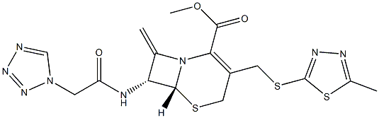 cefazolin delta-2-methyl ester Struktur