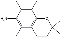 2H-1-Benzopyran-6-amine,2,2,5,7,8-pentamethyl-(9CI) Struktur