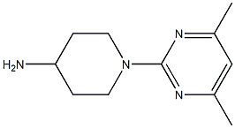 4-Piperidinamine,1-(4,6-dimethyl-2-pyrimidinyl)-(9CI) Struktur