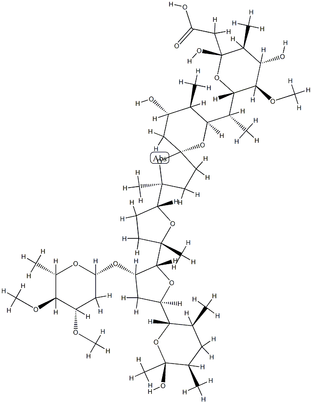 Antibiotic LL-C23024B Struktur