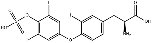 triiodothyronine, reverse sulfate Struktur