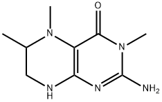 4(3H)-Pteridinone,2-amino-5,6,7,8-tetrahydro-3,5,6-trimethyl-(9CI) Struktur