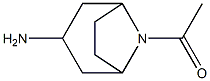 8-Azabicyclo[3.2.1]octan-3-amine, 8-acetyl-, (3-endo)- (9CI) Struktur