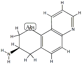 2H-Pyrano[2,3-f]quinolin-3-amine,3,4-dihydro-,(3R)-(9CI) Struktur