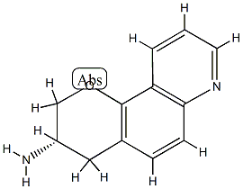 2H-Pyrano[2,3-f]quinolin-3-amine,3,4-dihydro-,(3S)-(9CI) Struktur