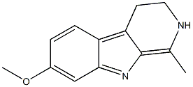 2H-Pyrido[3,4-b]indole,3,4-dihydro-7-methoxy-1-methyl-(9CI) Struktur