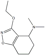 1,2-Benzisoxazol-4-amine,3-ethoxy-4,5,6,7-tetrahydro-N,N-dimethyl-(9CI) Struktur