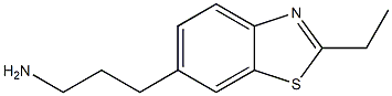 6-Benzothiazolepropanamine,2-ethyl-(9CI) Struktur