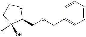 threo-Pentitol, 1,4-anhydro-2-deoxy-3-C-methyl-5-O-(phenylmethyl)- (9CI) Struktur