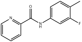 2-Pyridinecarboxamide,N-(3-fluoro-4-methylphenyl)-(9CI) Struktur