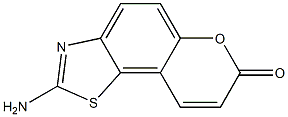 7H-Pyrano[2,3-g]benzothiazol-7-one,2-amino-(9CI) Struktur