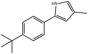 1H-Pyrrole,2-[4-(1,1-dimethylethyl)phenyl]-4-methyl-(9CI) Struktur