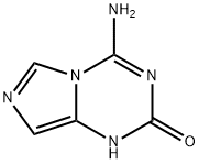 4-Aminoimidazo[1,5-a]-1,3,5-triazin-2(1H)-one Struktur