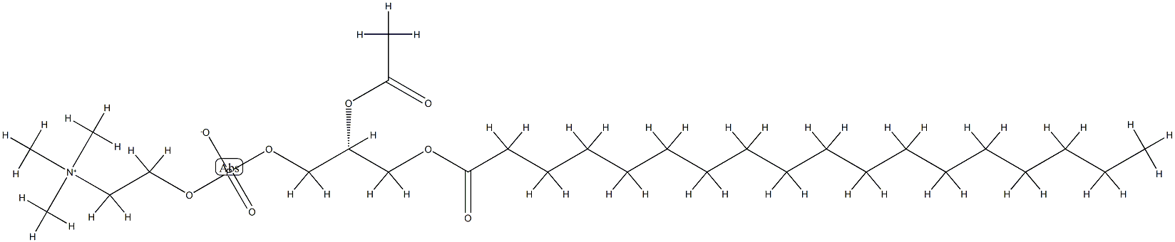 L-A-PHOSPHATIDYLCHOLINE  B-ACETYL-GAMMA- Struktur