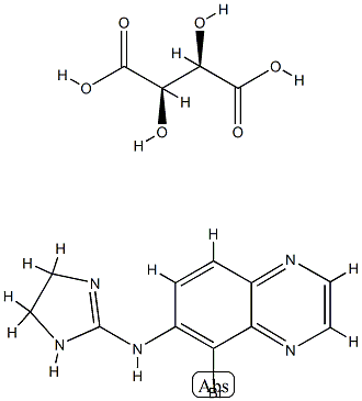 brimonidine tartrate Struktur