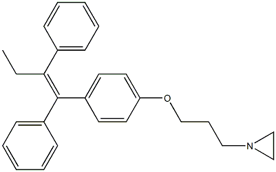 homotamoxifen aziridine Struktur