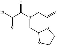 ACETAMIDE,2,2-DICHLORO-N-(1,3-DIOXOLAN-2-YLMETHYL)-N-2-ALLYL- Struktur