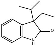 2H-Indol-2-one,3-ethyl-1,3-dihydro-3-(1-methylethyl)-(9CI) Struktur