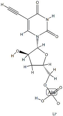 5-ethynyl-2'-deoxyuridylic acid Struktur