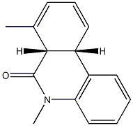 6(5H)-Phenanthridinone,6a,10a-dihydro-5,7-dimethyl-,(6aR,10aR)-rel-(9CI) Struktur