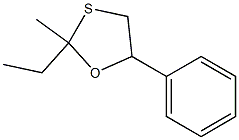 1,3-Oxathiolane,2-ethyl-2-methyl-5-phenyl-(5CI) Struktur