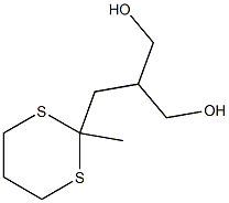 1,3-Propanediol,2-[(2-methyl-1,3-dithian-2-yl)methyl]-(9CI) Struktur